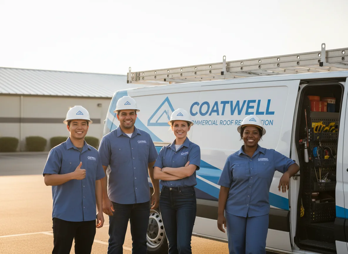 Commercial roof coating company in Aquilla, TX